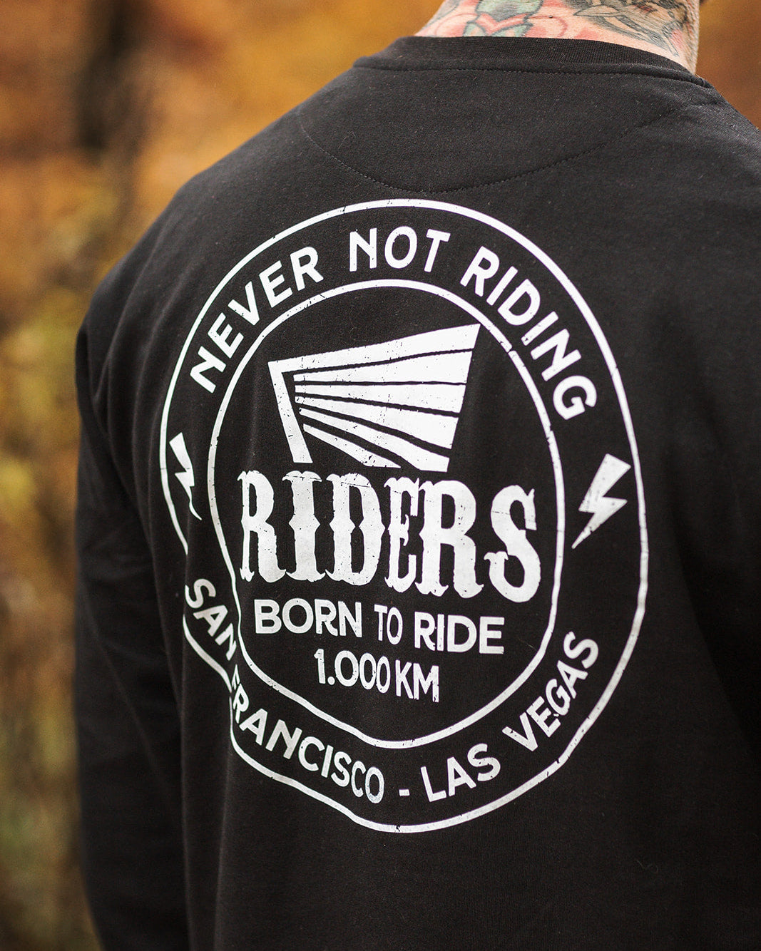 CREWNECK SWEATSHIRT "RIDERS"